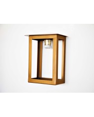 Farol de pared Mod. Tejado liso cuadrado
