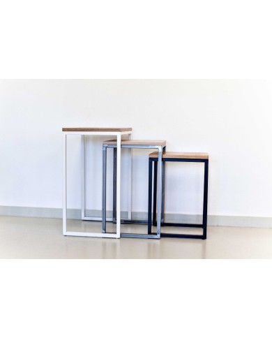 SET 3 Mesas auxiliares tubo C20mm