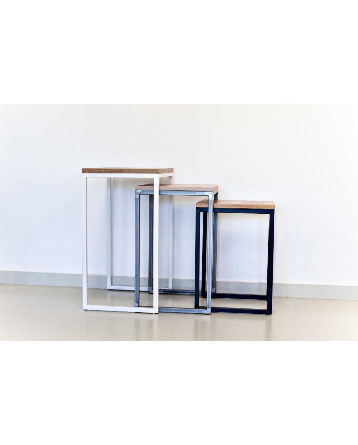 SET 3 Mesas auxiliares tubo C20mm