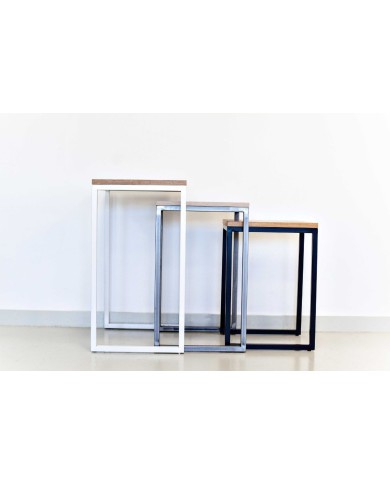 SET 3 Mesas auxiliares tubo C20mm