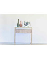 Consola cajonera 2 cajones