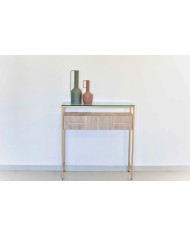 Consola cajonera 2 cajones