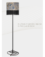 Lampara de pie diseño espiral